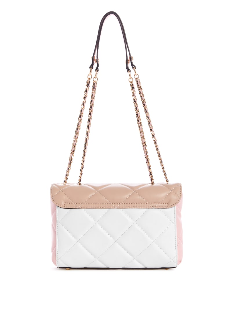 Guess Cessily Quilted Convertible Women's Crossbody Bags Pink | 8360-FLHVR