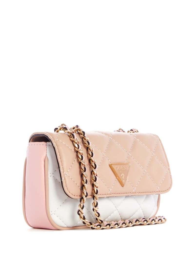 Guess Cessily Quilted Convertible Women's Mini Bag Pink | 9056-LCTYA