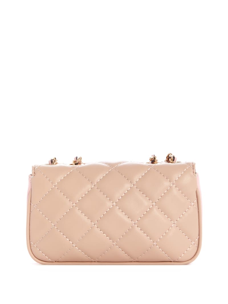 Guess Cessily Quilted Convertible Women's Mini Bag Pink | 9056-LCTYA