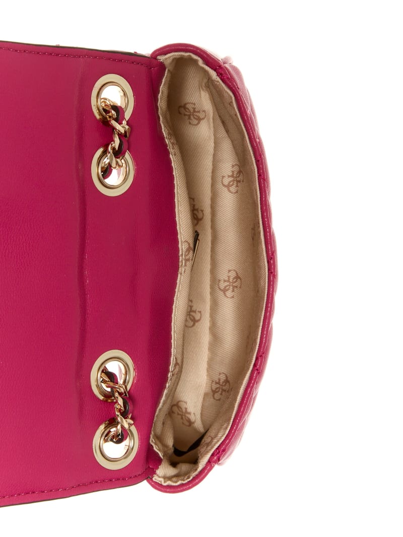 Guess Cessily Quilted Convertible Women's Mini Bag Fuchsia | 9165-UNDOX