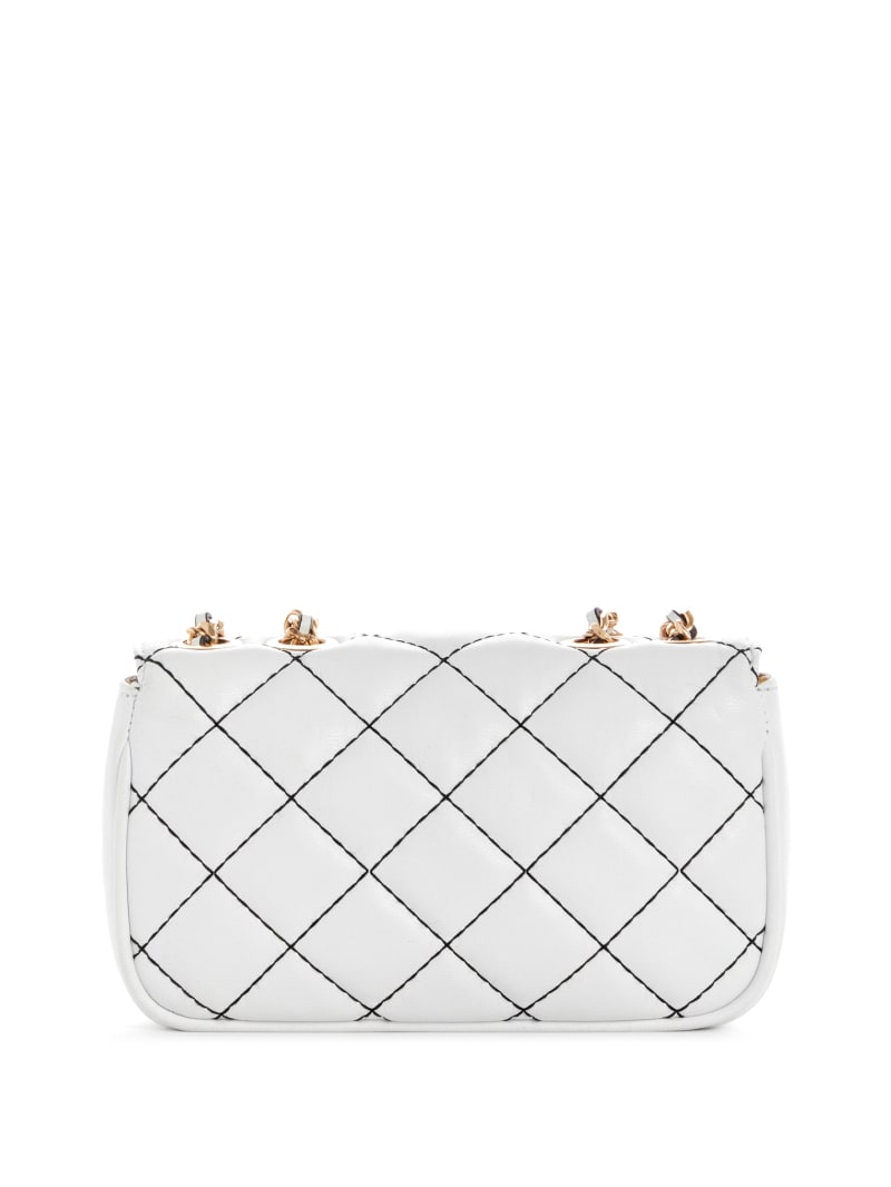 Guess Cessily Quilted Micro Women's Mini Bag White | 2163-HOXQC