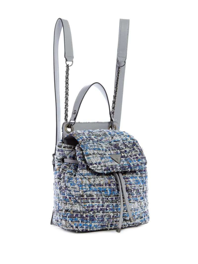 Guess Cessily Tweed Convertible Women's Backpacks Wash | 2460-OGAET