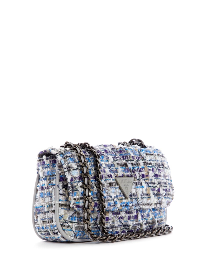 Guess Cessily Tweed Convertible Women's Mini Bag Multicolor | 6827-OXAIT