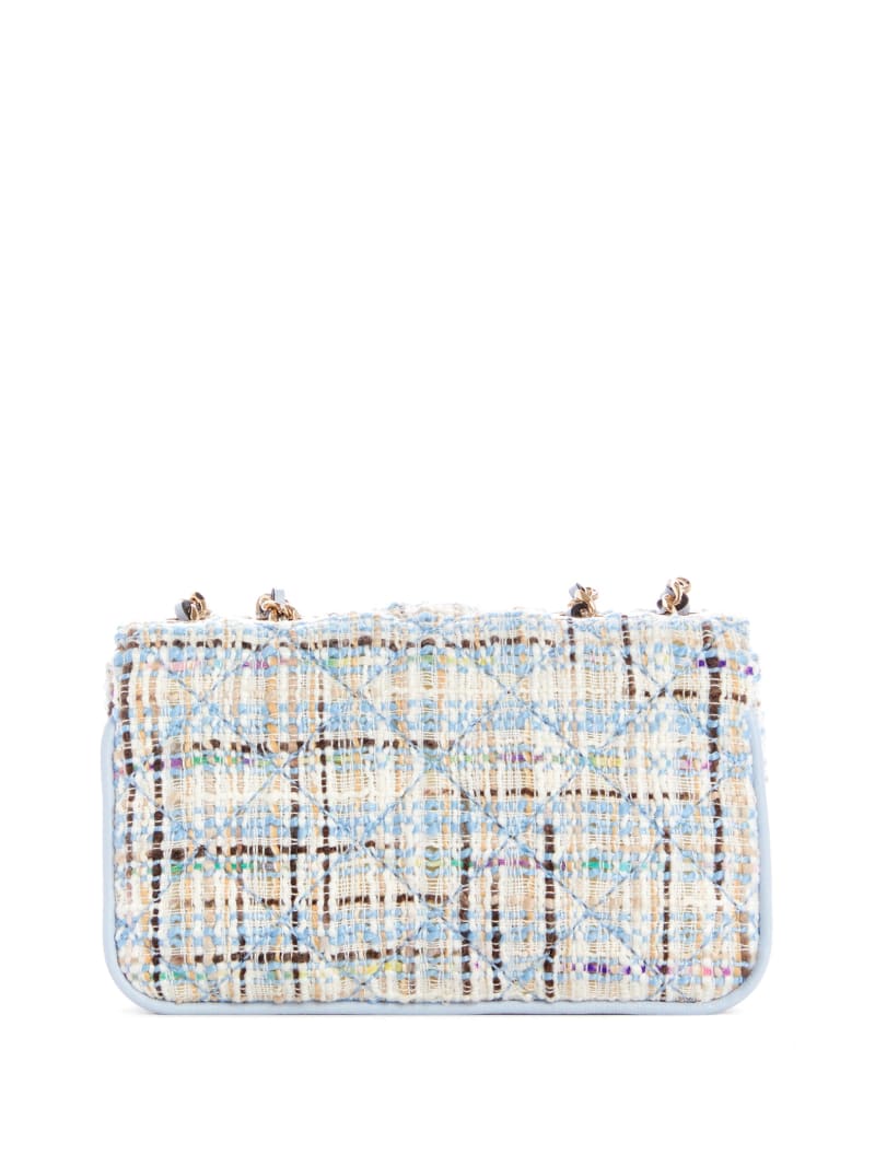 Guess Cessily Tweed Micro Women's Mini Bag Blue | 2831-SQNOC