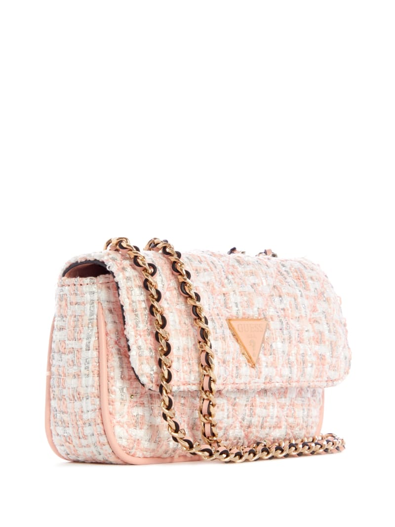 Guess Cessily Tweed Micro Women's Mini Bag Coral | 2843-QUVXY