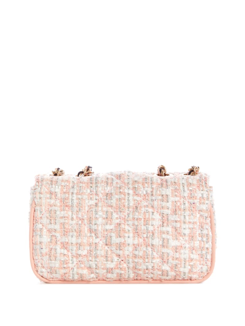 Guess Cessily Tweed Micro Women's Mini Bag Coral | 2843-QUVXY