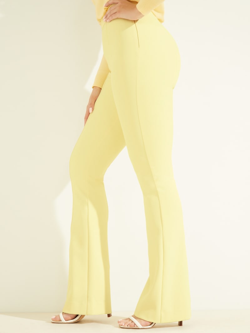 Guess Chloe Women's Pants Lemon | 2719-YONRA