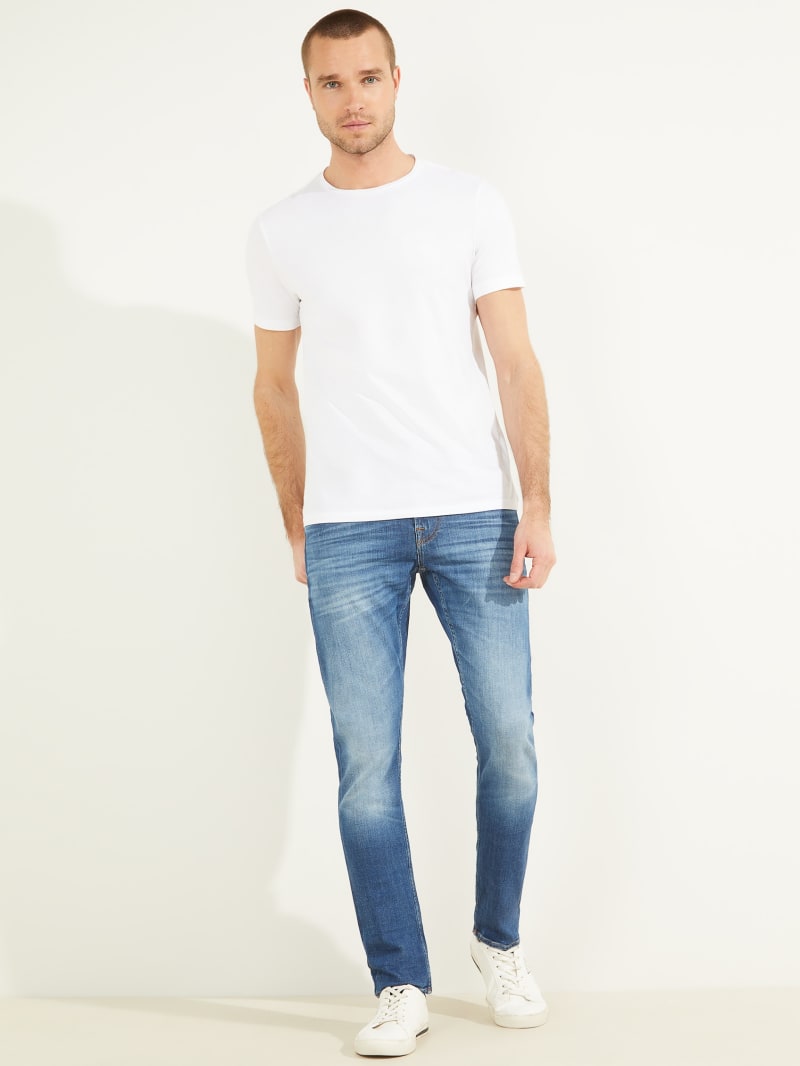 Guess Chris Skinny Men's Pants Blue | 2801-HKPAT