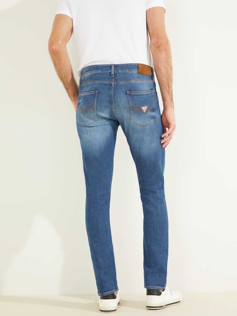 Guess Chris Skinny Men's Pants Blue | 2801-HKPAT