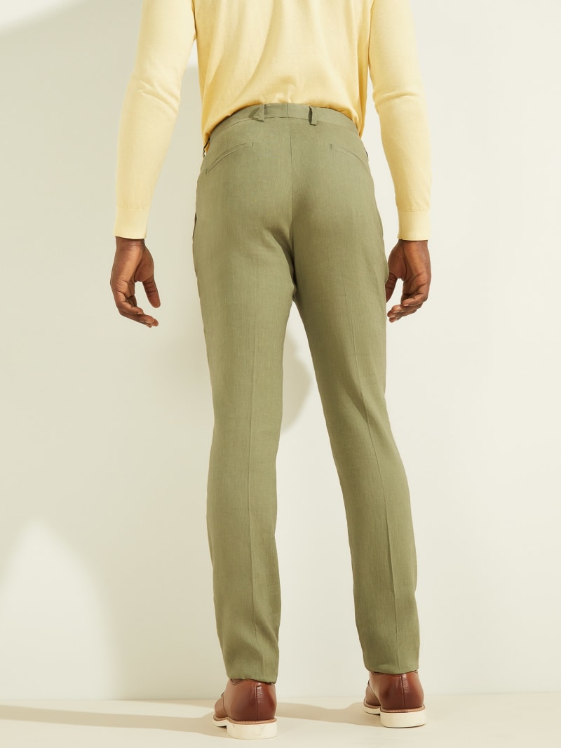 Guess Classic Chino Men's Pants Green | 6093-LWDGS