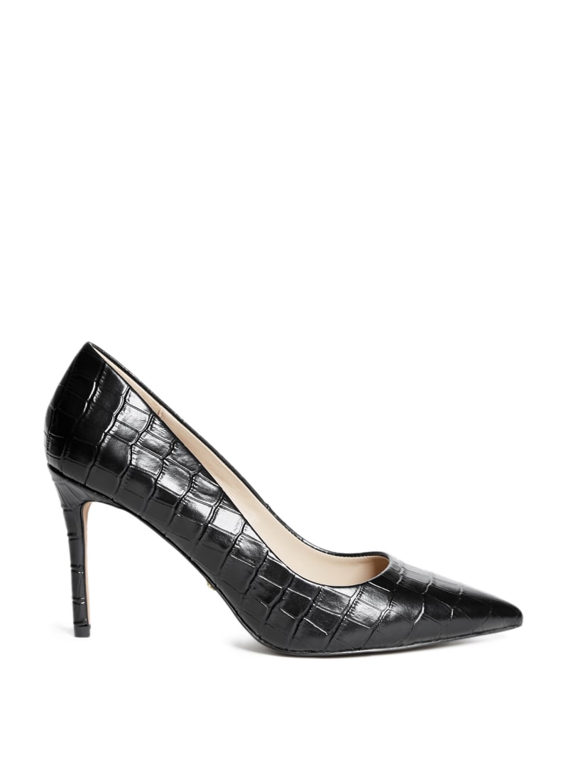 Guess Classic Crocodile Women's Pumps Black | 3129-KWBNP