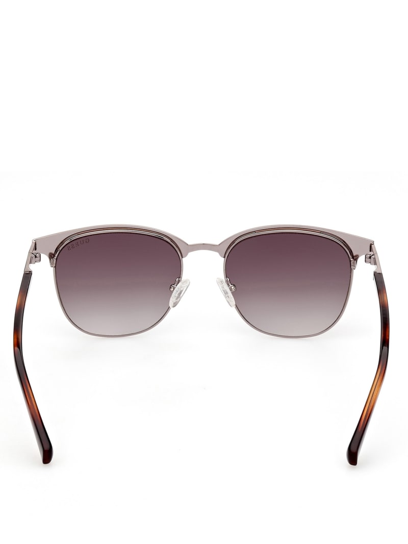 Guess Clubmaster Metal Men's Sunglasses Rose Gold | 5301-HUZSW