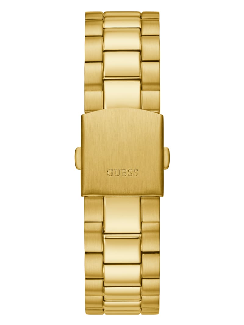 Guess Connoisseur Gold-Tone and Analog Men's Watches Gold | 0842-HWANK