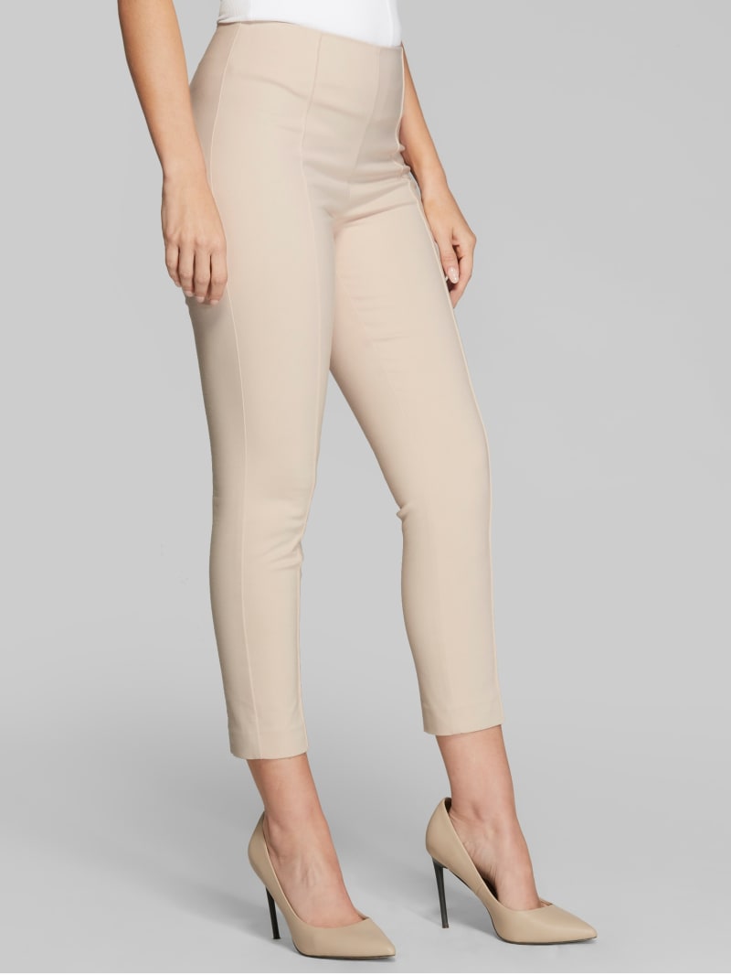 Guess Cropped Candi Women's Pants Beige | 1493-EZCBO