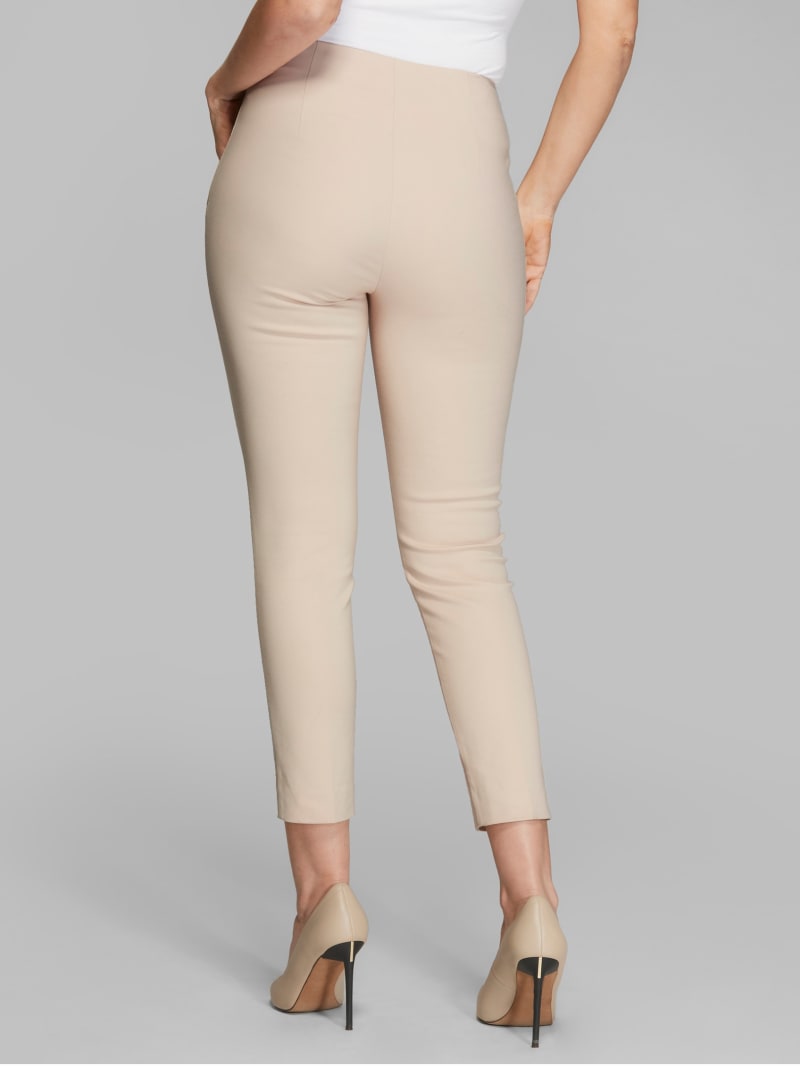 Guess Cropped Candi Women's Pants Beige | 1493-EZCBO