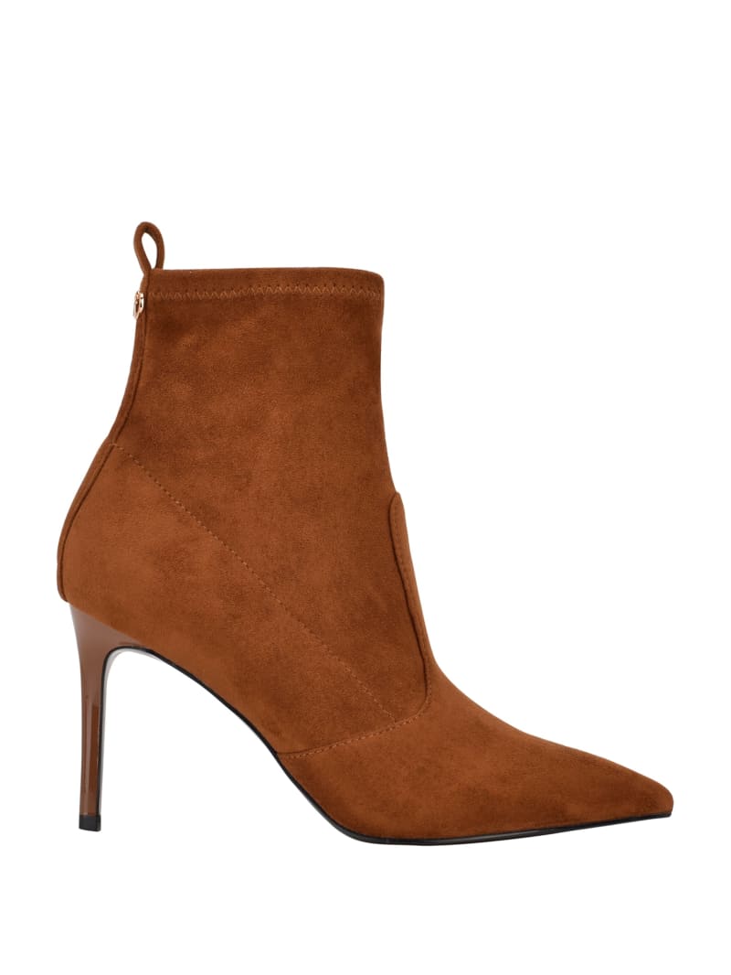 Guess Dafina Faux-Suede Sock Women's Boots Brown | 4365-RDHOZ