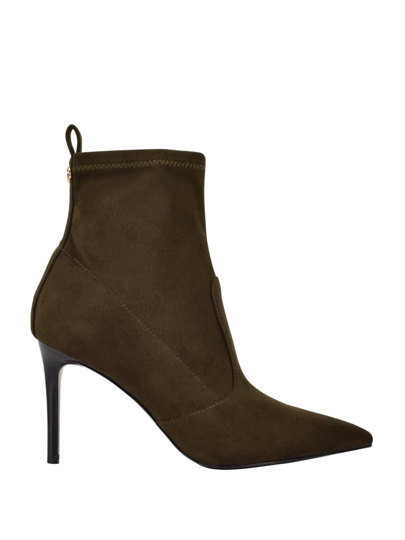 Guess Dafina Faux-Suede Sock Women's Boots Green | 9745-VZHTJ