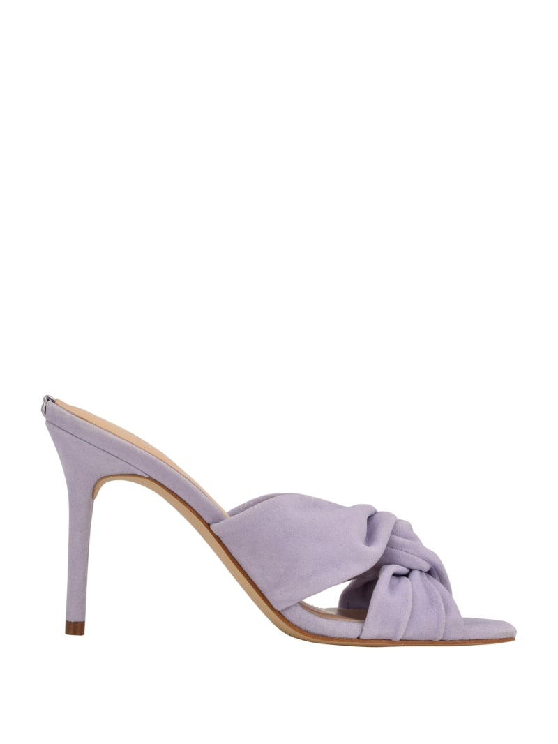 Guess Daiva Knotted Women's Heels Purple | 6247-HOEXA