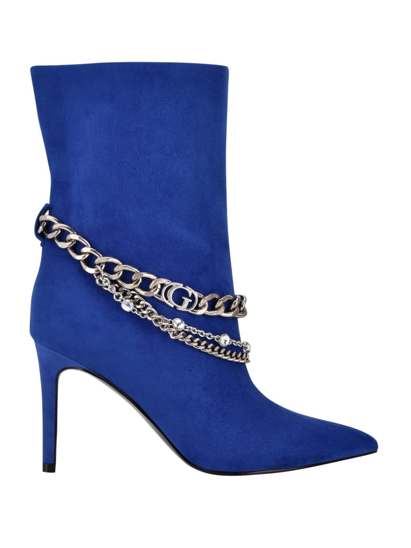 Guess Dasilda Chain Women's Boots Blue | 5190-LUVZF