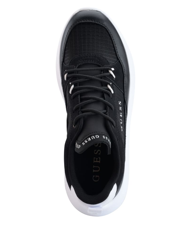 Guess Degrom Logo Women's Sneakers Black | 1578-IZKRJ