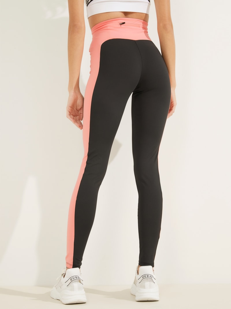 Guess Dixie Leggings Women's Pants Black / Pink | 1043-YXAKJ