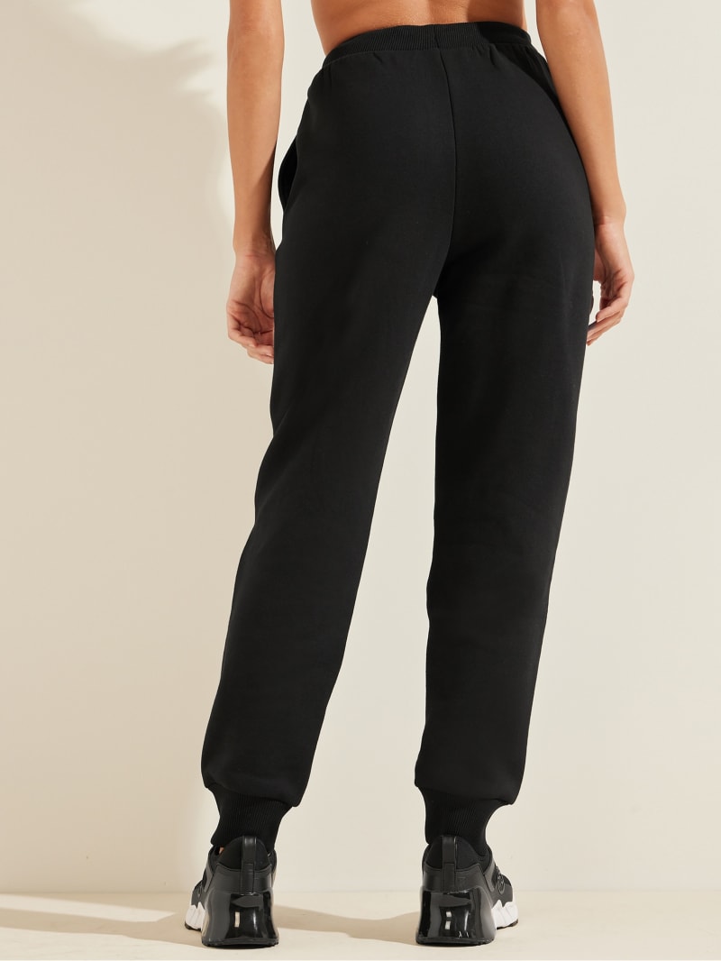 Guess Eco Alisha Logo Joggers Women's Pants Black | 5826-IJTCS