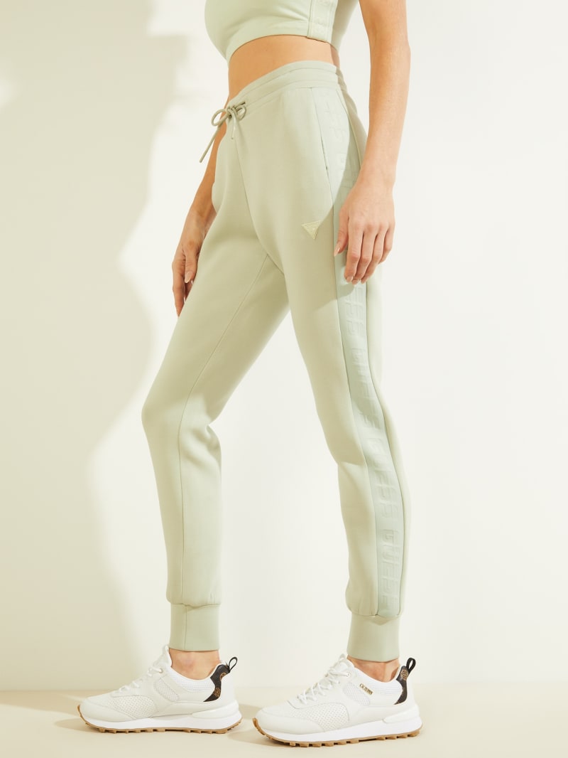 Guess Eco Allie Scuba Cuffs Women's Pants Mint | 4753-TXUVW