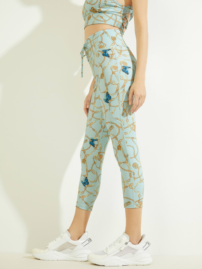 Guess Eco Dollie Leggings Women's Pants Flower | 6214-SHVJW