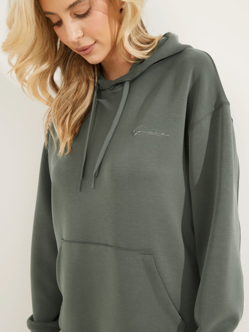 Guess Eco Effie Women's Hoodie Grey | 5839-YANTG