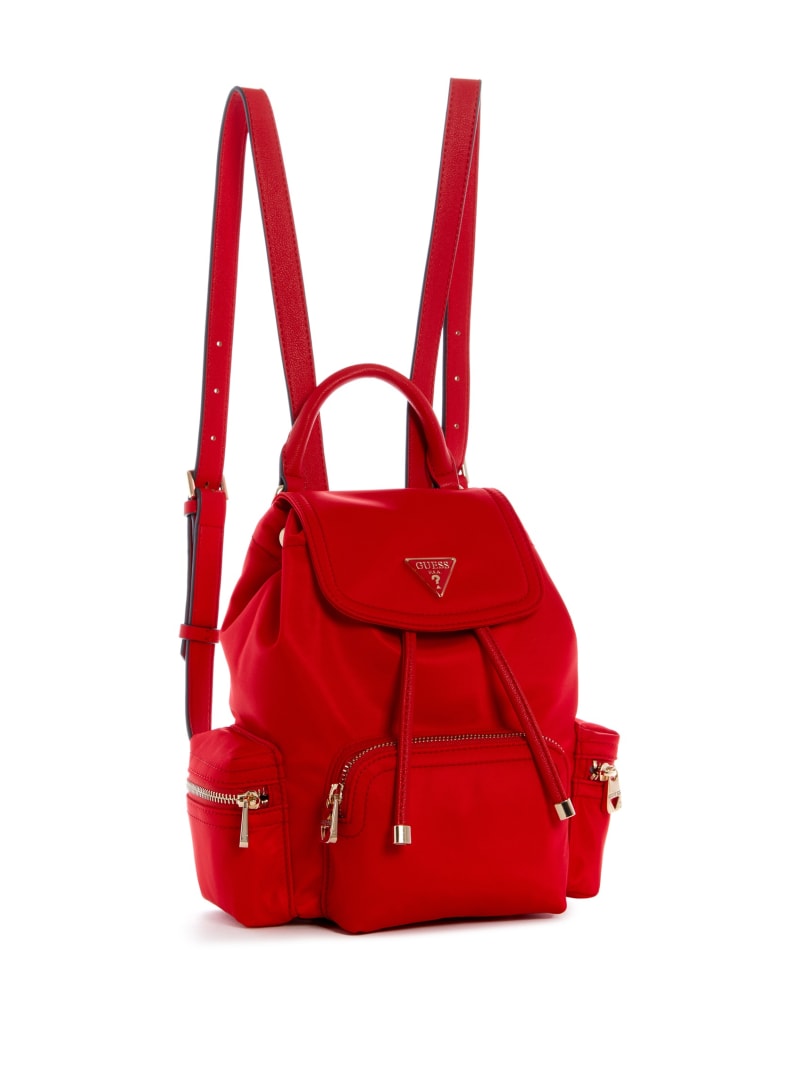 Guess Eco Gemma Small Women's Backpacks Red | 4065-MYJWV