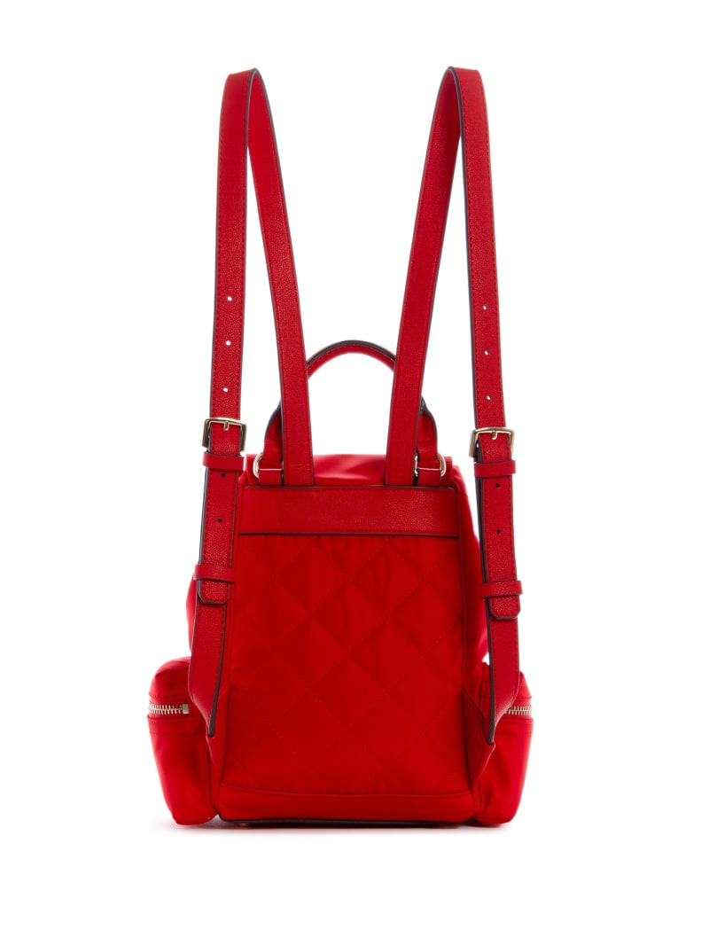 Guess Eco Gemma Small Women's Backpacks Red | 4065-MYJWV