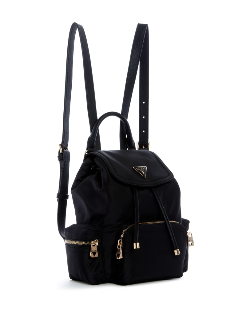 Guess Eco Gemma Small Women's Backpacks Black | 9483-RJEOZ