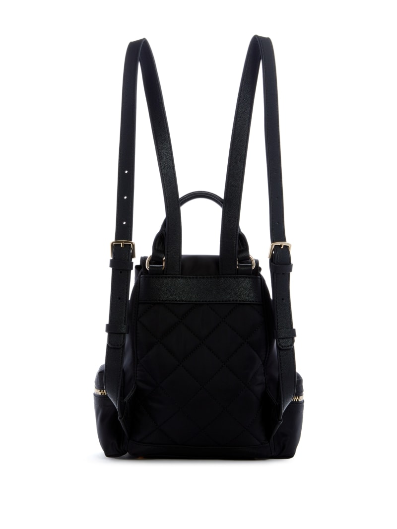 Guess Eco Gemma Small Women's Backpacks Black | 9483-RJEOZ