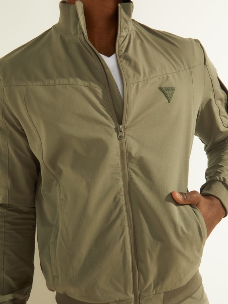 Guess Eco Ivo Traveler Men's Jackets Green | 0849-OZLRA