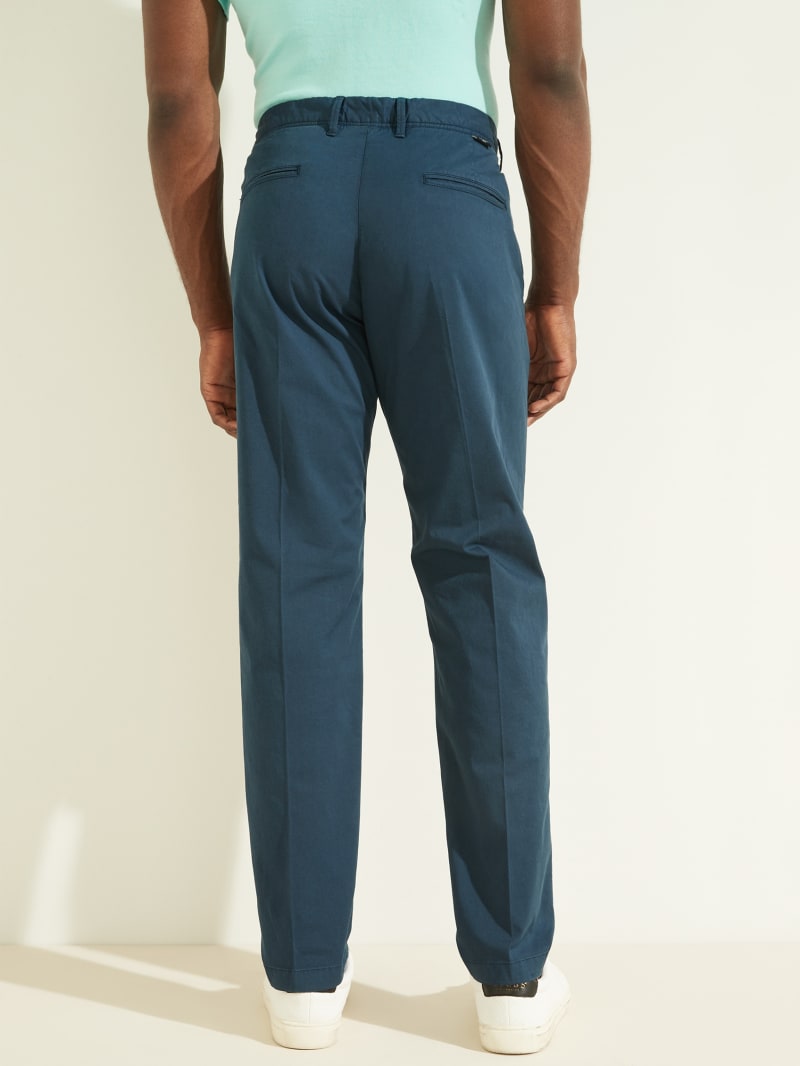 Guess Eco New Original Chino Men's Pants Blue | 3605-CKPSO