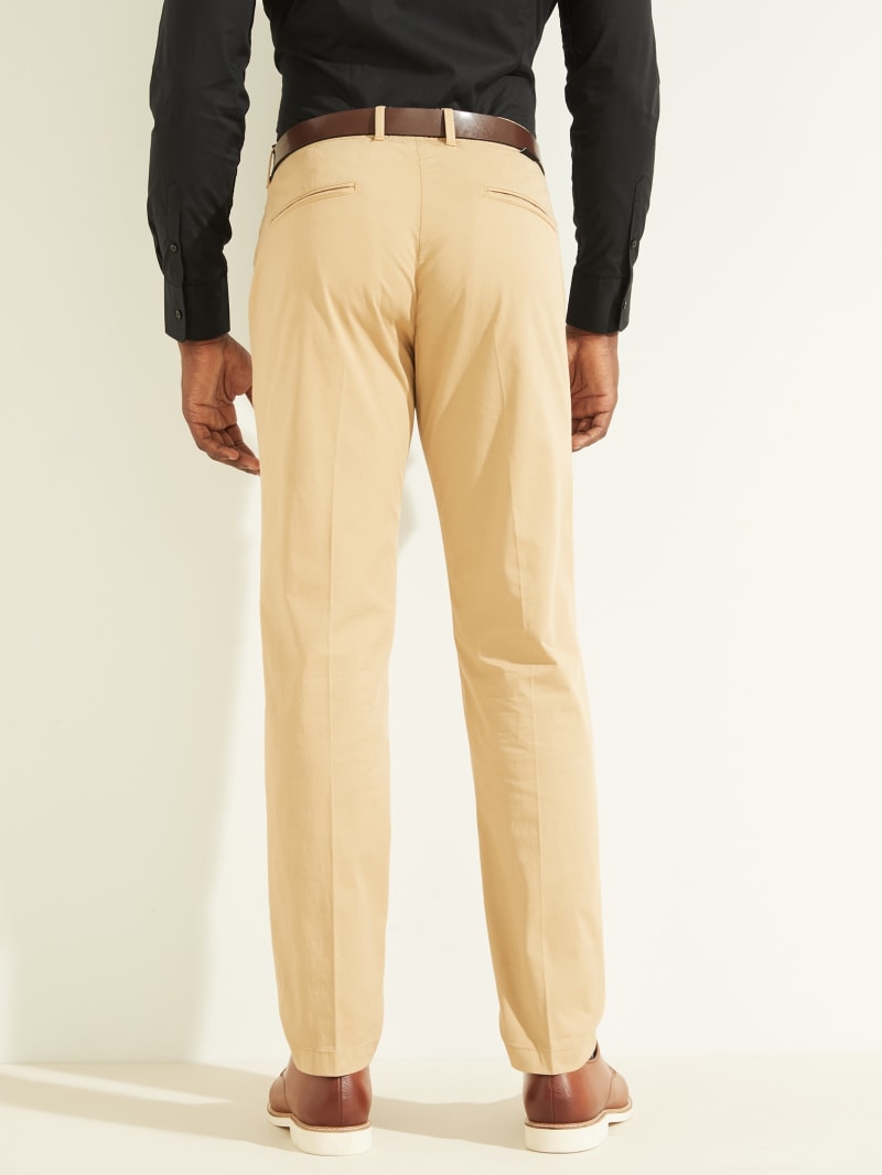 Guess Eco New Original Chino Men's Pants Beige | 5738-IYPCG