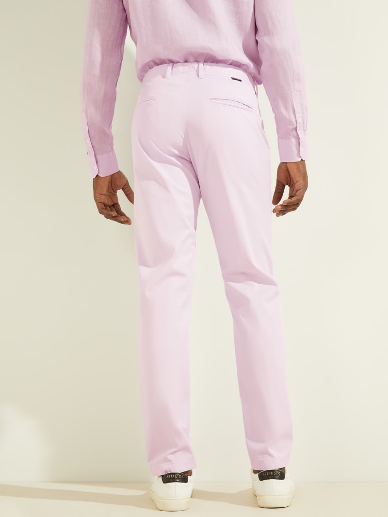 Guess Eco New Original Chino Men's Pants Light Purple | 9541-NCTZL