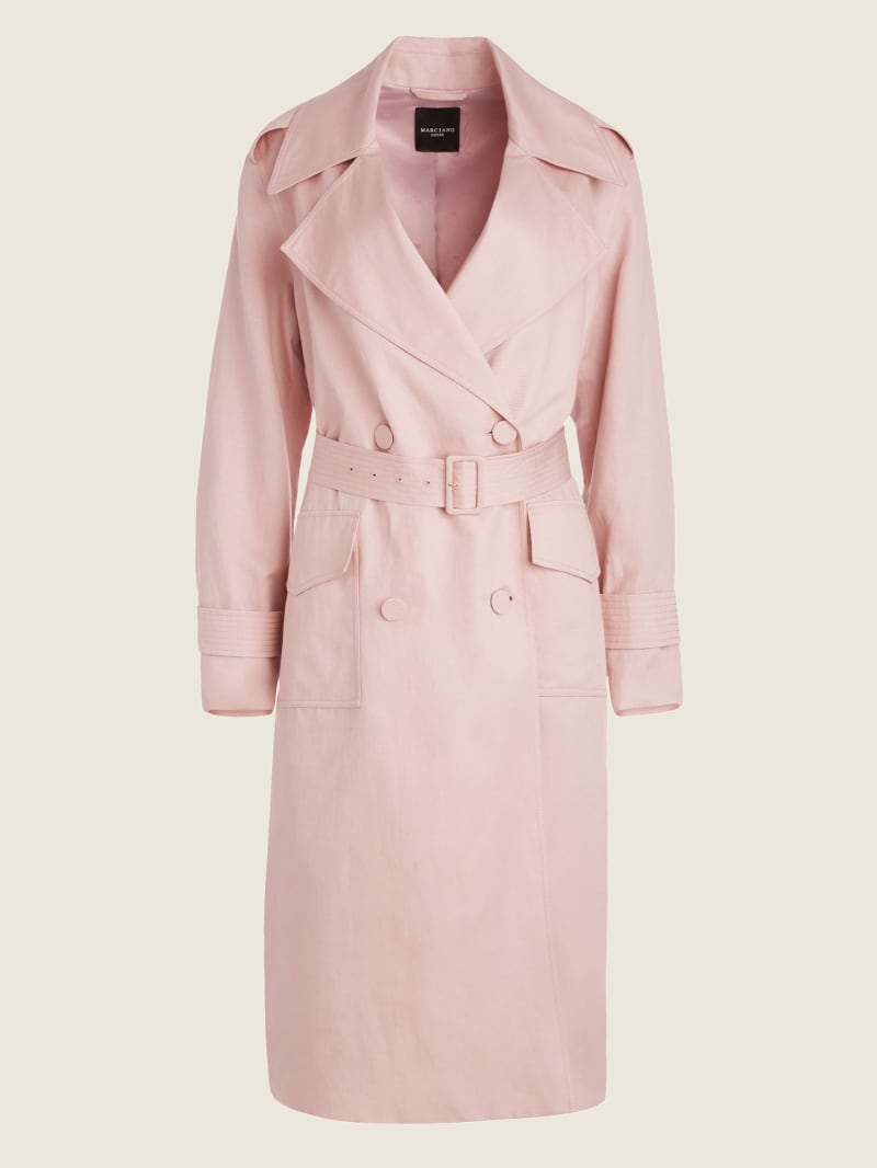 Guess Eco Portland Trench Women's Jackets Pink | 4208-RKOFD