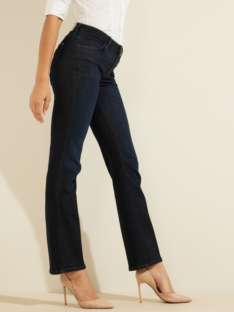 Guess Eco Sexy Straight Women's Pants Navy | 2793-IKQHA