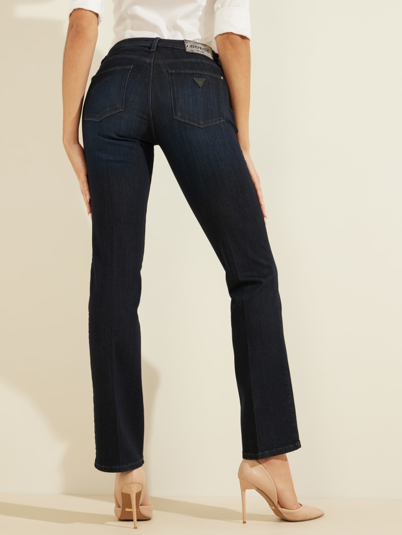 Guess Eco Sexy Straight Women's Pants Navy | 2793-IKQHA