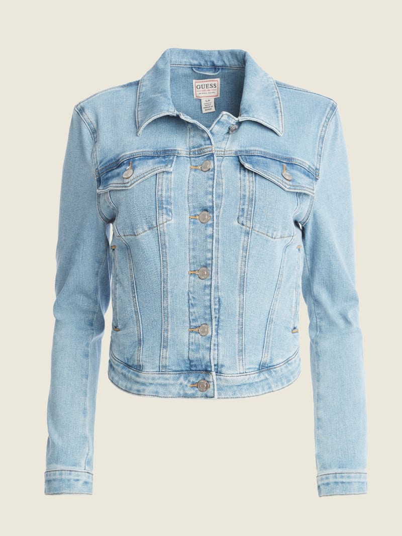 Guess Eco Sexy Trucker Women's Jackets Blue | 7938-NKZUG