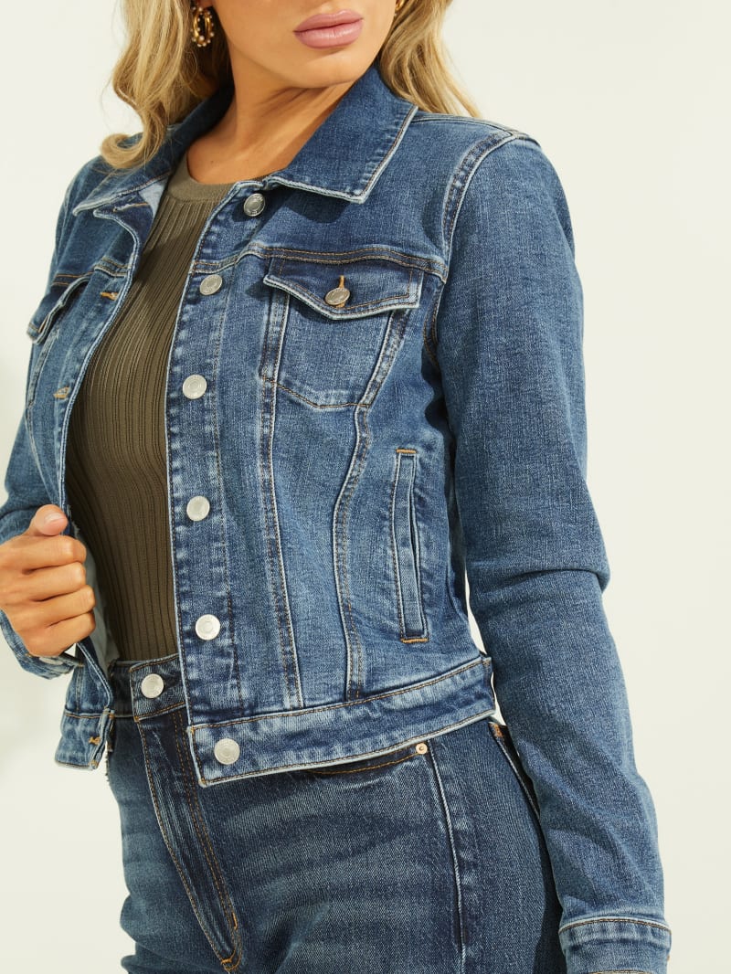 Guess Eco Sexy Trucker Women's Jackets Wash | 3109-GERJU