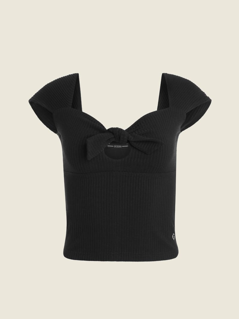 Guess Eco Valeriana Women's Tops Black | 7921-PYXRT