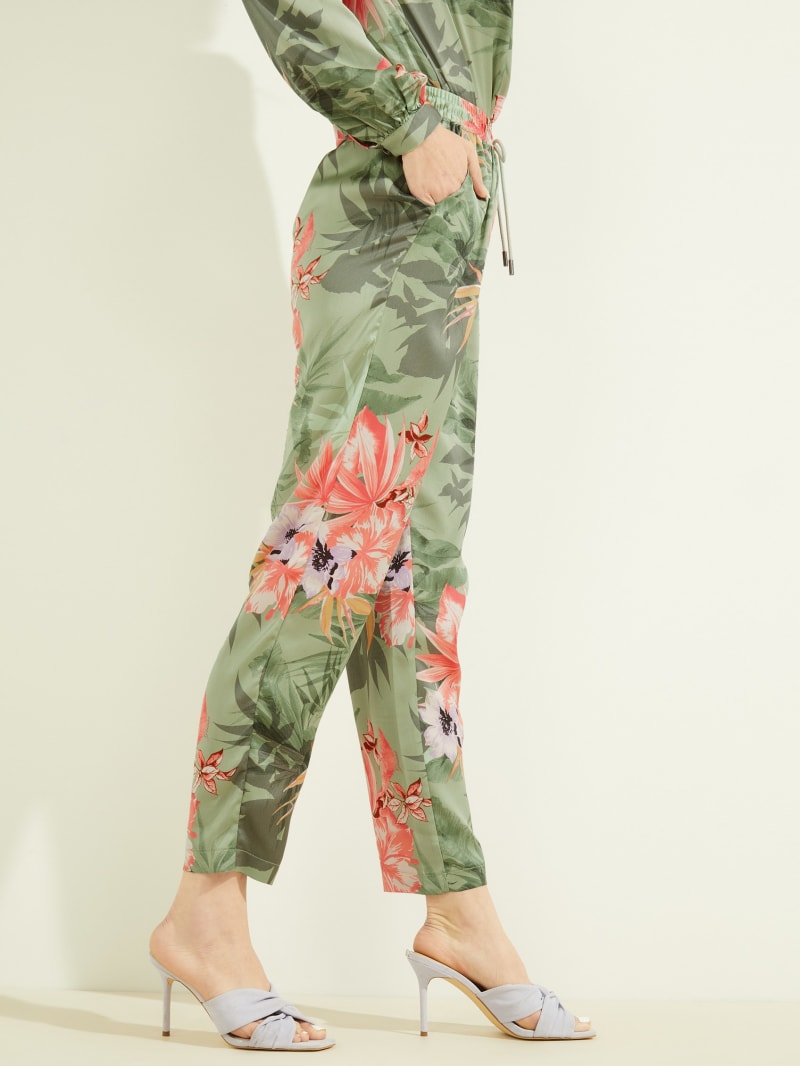 Guess Eco Viola Printeds Women's Pants Flower | 6425-LUTOI