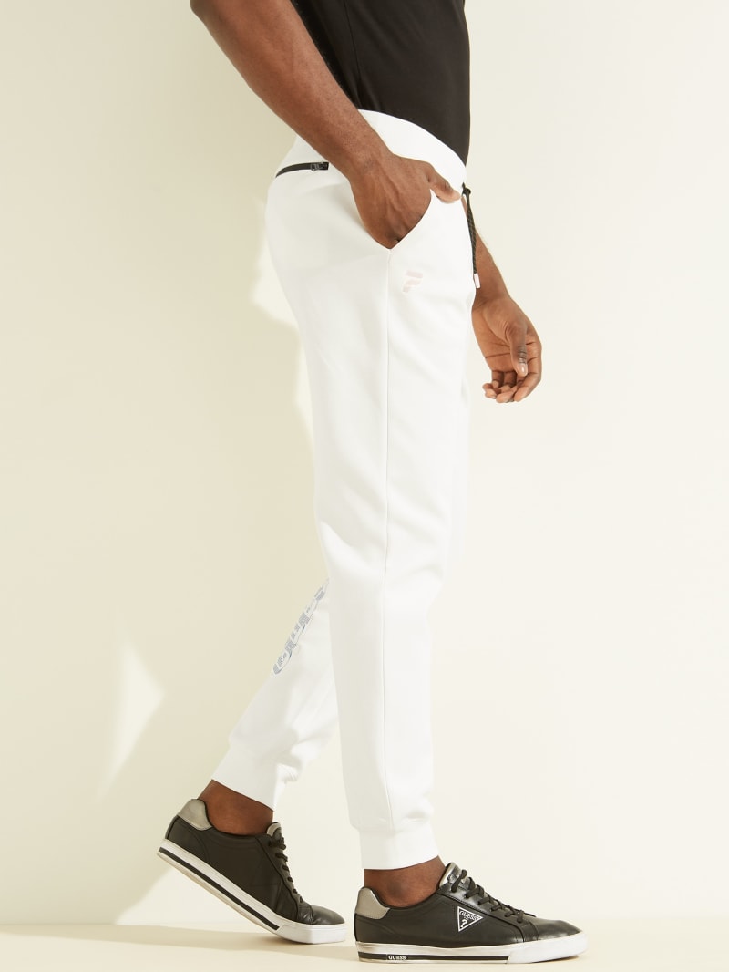 Guess Eco Zacherys Men's Pants White | 7596-FEPVC