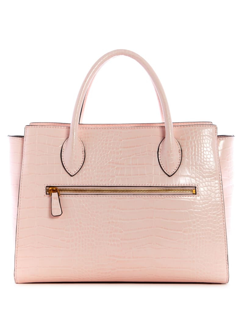 Guess Enisa High Society Women's Satchel Bags Pink | 8740-SGFMP