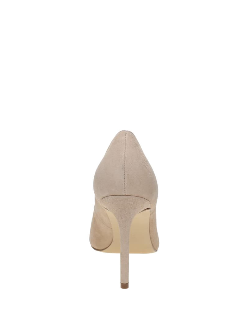 Guess Faida Scallopeds Women's Heels Light Beige | 9703-PCMWZ