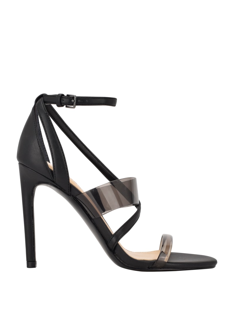 Guess Felecia Transparent Women's Heels Black | 6835-WYHOK