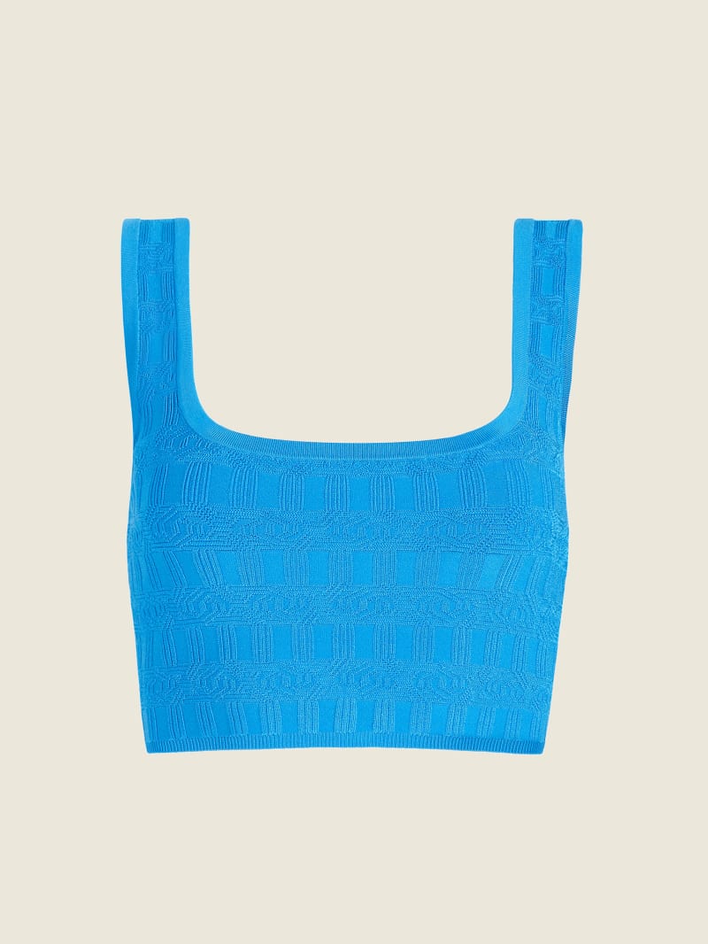 Guess GRECIAN LINK Women's Tops Blue | 4729-YKLMP