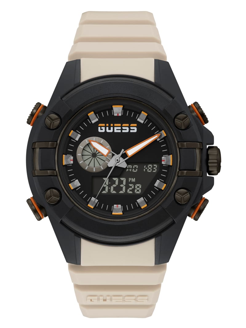 Guess G Force Beige Digital Men\'s Watches Multicolor | 2651-RPSMZ